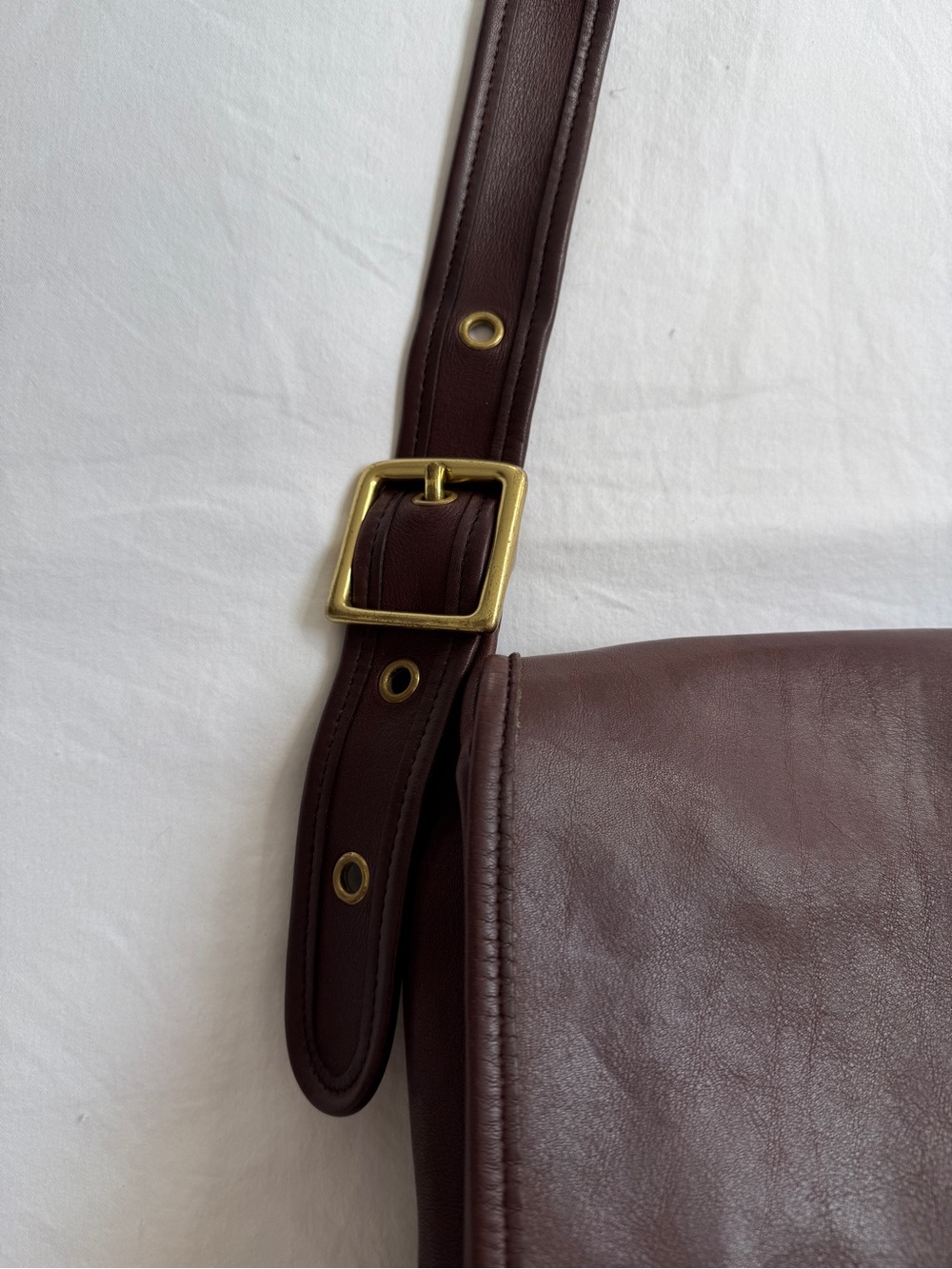 Coach Vintage Stewardess Bag Brown Leather Style 9525 Made in Original NYC USA - Picture 4 of 15